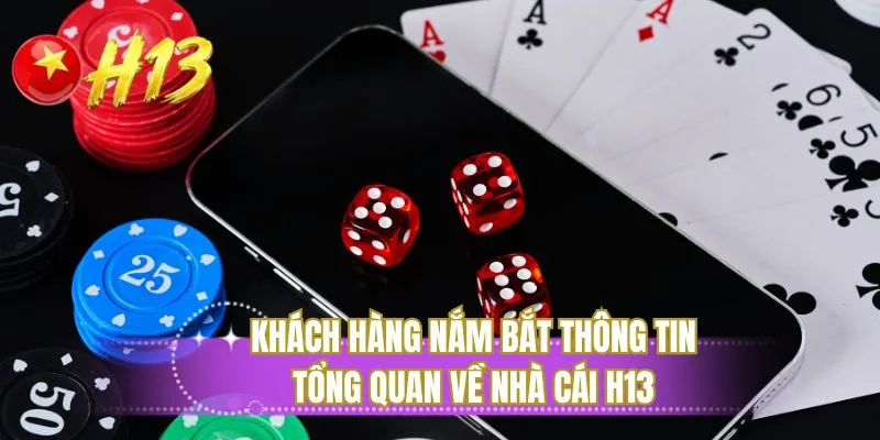 Khách hàng nắm bắt thông tin tổng quan về nhà cái H13