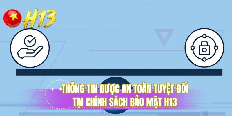 Thông tin được an toàn tuyệt đối tại chính sách bảo mật H13